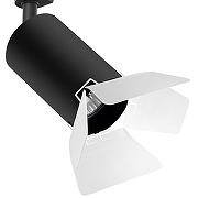 Светильник на штанге Lightstar Rullo R1T437436 цвет плафона/подвески Белый, Черный, цвет арматуры Черный-1