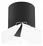 Накладной светильник Lightstar Rullo R3487486 цвет плафона/подвески Белый, Черный, цвет арматуры Черный