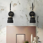 Бра Imperiumloft RAM RAM-W01 цвет плафона/подвески Черный, цвет арматуры Черный-4