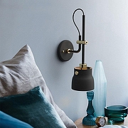 Бра Imperiumloft RAM RAM-W01 цвет плафона/подвески Черный, цвет арматуры Черный-5