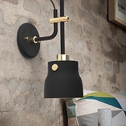 Бра Imperiumloft RAM RAM-W01 цвет плафона/подвески Черный, цвет арматуры Черный-6