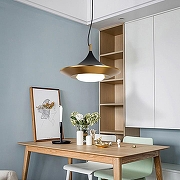 Подвесной светильник Imperiumloft Rask RASK01 цвет плафона/подвески Белый, Латунь, Черный, цвет арматуры Черный-5