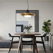 Подвесной светильник Imperiumloft Rask RASK01 цвет плафона/подвески Белый, Латунь, Черный, цвет арматуры Черный-7