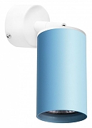 Спот Lightstar Rullo RB435 цвет плафона/подвески Голубой, цвет арматуры Белый