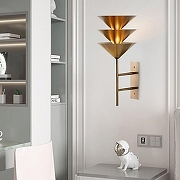 Бра Imperiumloft REKKA rekka01 цвет плафона/подвески Латунь, цвет арматуры Латунь-5