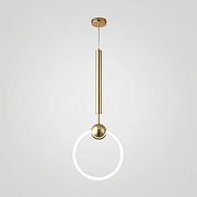 Подвесной светильник Imperiumloft Ring L RING01 цвет плафона/подвески Белый, цвет арматуры Золото-1