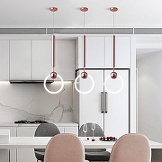 Подвесной светильник Imperiumloft Ring L RING01 цвет плафона/подвески Белый, цвет арматуры Золото-3