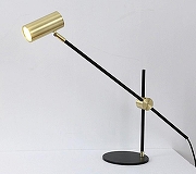 Настольная лампа офисная TopDecor Robert Robert T1 12 цвет плафона/подвески Золото, цвет арматуры Черный-2