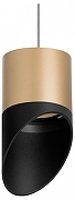 Подвесной светильник Lightstar Rullo RP349087 цвет плафона/подвески Черный, Золото, цвет арматуры Черный
