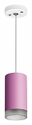 Подвесной светильник Lightstar Rullo RP43230 цвет плафона/подвески Прозрачный, Розовый, цвет арматуры Белый-1