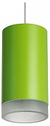 Подвесной светильник Lightstar Rullo RP43430 цвет плафона/подвески Зеленый, Прозрачный, цвет арматуры Белый
