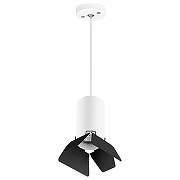 Подвесной светильник Lightstar Rullo RP436437 цвет плафона/подвески Белый, Черный, цвет арматуры Белый-1
