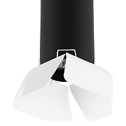 Подвесной светильник Lightstar Rullo RP497436 цвет плафона/подвески Белый, Черный, цвет арматуры Черный-2