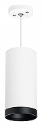 Подвесной светильник Lightstar Rullo RP64863487 цвет плафона/подвески Белый, Черный, цвет арматуры Белый-1