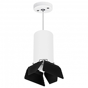 Подвесной светильник Lightstar Rullo RP6486487 цвет плафона/подвески Белый, Черный, цвет арматуры Белый-1