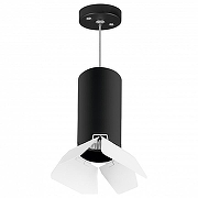 Подвесной светильник Lightstar Rullo RP6487486 цвет плафона/подвески Белый, Черный, цвет арматуры Черный-1