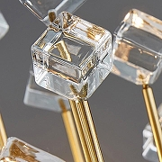 Накладной светильник Imperiumloft RUFINA rufina01 цвет плафона/подвески Прозрачный, цвет арматуры Латунь-4