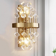 Накладной светильник Imperiumloft RUFINA rufina01 цвет плафона/подвески Прозрачный, цвет арматуры Латунь-5