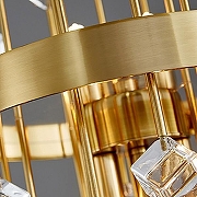 Накладной светильник Imperiumloft RUFINA rufina01 цвет плафона/подвески Прозрачный, цвет арматуры Латунь-6