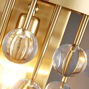 Накладной светильник Imperiumloft RUFINA rufina01 цвет плафона/подвески Прозрачный, цвет арматуры Латунь-9