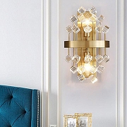 Накладной светильник Imperiumloft RUFINA rufina01 цвет плафона/подвески Прозрачный, цвет арматуры Латунь-10