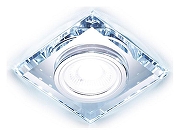 Встраиваемый светильник Ambrella Light S S215 CL цвет Прозрачный, Хром