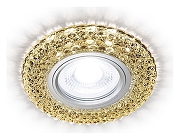 Встраиваемый светильник Ambrella Light S S291 CH/WR цвет плафона/подвески Прозрачный, цвет арматуры Хром