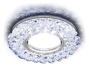 Встраиваемый светильник Ambrella Light S S701 CL/CH/CLD цвет плафона/подвески Прозрачный, цвет арматуры Хром