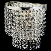 Накладной светильник Arti Lampadari Sara Silver Sara E 2.10.503 S цвет плафона/подвески Прозрачный, цвет арматуры Серебро-1
