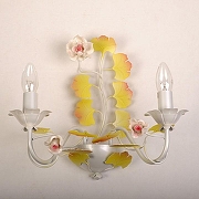 Бра Abrasax Suzanne SB0979/2 цвет плафона/подвески Зеленый, Красный, цвет арматуры Бежевый-1