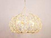 Подвесной светильник Abrasax 0875 SD0875/5 цвет плафона/подвески Белый, Прозрачный, цвет арматуры Белый-1