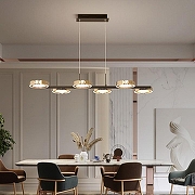 Подвесной светильник Imperiumloft SELLIF sellif-long01 цвет плафона/подвески Белый, Коричневый, цвет арматуры Черный-7