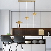 Подвесной светильник Imperiumloft Serenity SERENITY01 цвет плафона/подвески Золото, цвет арматуры Латунь-2