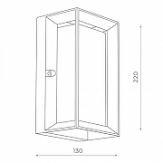 Накладной светильник ST-Luce Cub1sta SL077.411.01 цвет плафона/подвески Белый, цвет арматуры Черный-8
