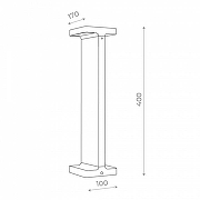 Ландшафтный светильник ST-Luce D1stesa SL095.415.02 цвет плафона/подвески Черный, цвет арматуры Черный-4