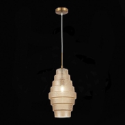 Подвесной светильник ST-Luce Rex1te SL1001.203.01 цвет плафона/подвески Коньячный, цвет арматуры Латунь-3