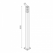 Ландшафтный светильник ST-Luce SL101 SL101.415.01 цвет плафона/подвески Белый, цвет арматуры Черный-4