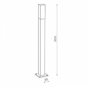 Ландшафтный светильник ST-Luce SL101 SL101.715.01 цвет плафона/подвески Белый, цвет арматуры Серый-3