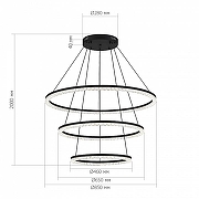 Подвесной светильник ST-Luce EUCL1D1CS SL1018.403.03 цвет плафона/подвески Прозрачный, Хром, цвет арматуры Черный-4