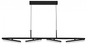 Подвесной светильник ST-Luce EUCLIDICS SL1018.403.04 цвет плафона/подвески Прозрачный, Черный, цвет арматуры Черный