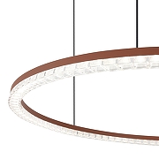 Подвесной светильник ST-Luce EUCL1D1CS SL1018.603.01 цвет плафона/подвески Прозрачный, Терракотовый, цвет арматуры Терракот-5