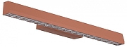 Накладной светильник ST-Luce EUCL1D1CS SL1018.623.01 цвет плафона/подвески Прозрачный, Терракотовый, цвет арматуры Терракот