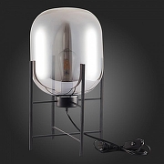 Настольная лампа ST-Luce Burasca SL1050.704.01 цвет плафона/подвески Дымчатый, цвет арматуры Черный-2