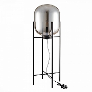 Торшер ST-Luce Burasca SL1050.725.01 цвет плафона/подвески Светло-серый, цвет арматуры Черный-1