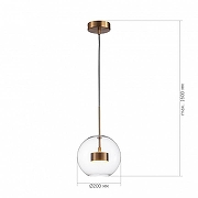 Подвесной светильник ST-Luce Bopone SL1133.233.01 цвет золотой-6