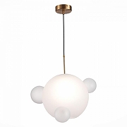 Подвесной светильник ST-Luce Bopone SL1133.503.01 цвет плафона/подвески Белый, цвет арматуры Латунь-2