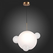 Подвесной светильник ST-Luce Bopone SL1133.503.01 цвет плафона/подвески Белый, цвет арматуры Латунь-3