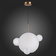 Подвесной светильник ST-Luce Bopone SL1133.503.01 цвет плафона/подвески Белый, цвет арматуры Латунь-4