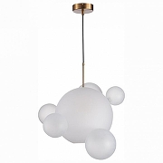 Подвесной светильник ST-Luce Bopone SL1133.513.01 цвет плафона/подвески Белый, цвет арматуры Латунь-1