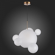 Подвесной светильник ST-Luce Bopone SL1133.513.01 цвет плафона/подвески Белый, цвет арматуры Латунь-3